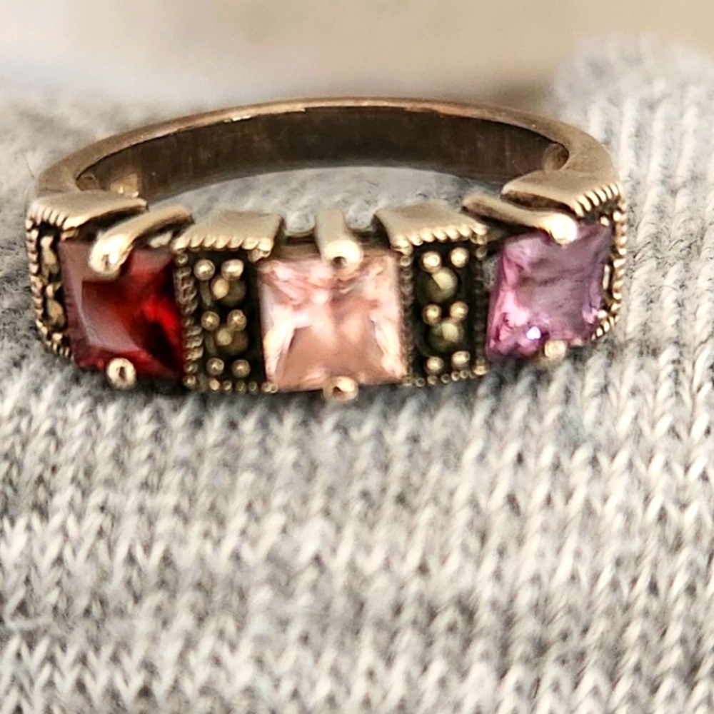 925 Silver gemstone ring